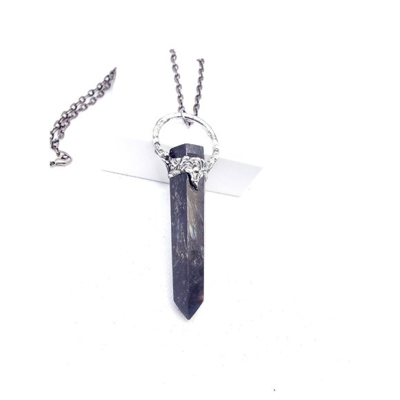 Astrophyllite Crystal Mecklace - Picture 4 of 12